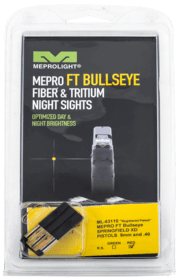 Meprolight FT Bullseye Fiber Tritium Rear Sight in Red Fits Springfield XD/XDM pistols